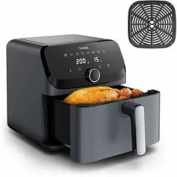 Мультипіч Tefal Easy Fry Mega 1700 Вт темно-сіра (EY855BE0) - мініатюра 2