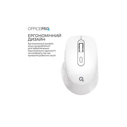 Мишка OfficePro M265W Wireless/Bluetooth Silent Click White (M265W) - мініатюра 11