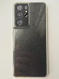Чохол прозорий протиударний із блискітками Spigen Liquid Crystal Glitter ACS02348 для Samsung Galaxy S21 Ultra (6.8") - мініатюра 3
