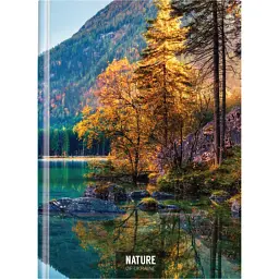 Блокнот Optima Nature of Ukraine: озеро А4, тверда обкладинка, 96 аркушів, клітинка (O20378-11)