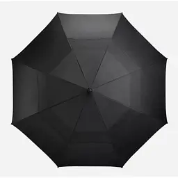 Парасолька RunMi Ninetygo Double-layer Windproof Golf Automatic Umbrella (6941413217156) чорна - мініатюра 4
