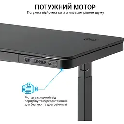 Комп'ютерний ігровий стіл OfficePro ODE111B [111798] - мініатюра 4