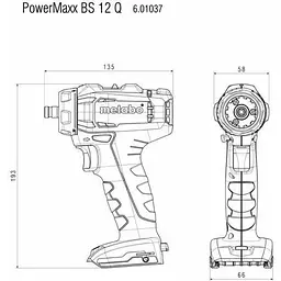 Дриль-шуруповерт Metabo PowerMaxx BS 12 Q [601037500] [119770] - мініатюра 5