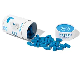 Пінні беруші для сну 50 пар HASPRO TUBE50 SNR 38 дБ Сині (1124-02)
