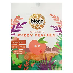 Жувальні цукерки Biona Organic Fizzy Peaches 75 г