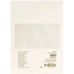 Блокнот для графіки SM-LT Art Pro Create (Bristol) 20х28см 308г/м2 10л екстра білий папір - мініатюра 2
