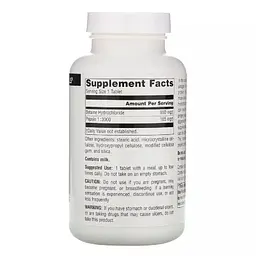 Натуральна добавка Source Naturals Betaine HCl 650 mg, 90 таблеток - мініатюра 2