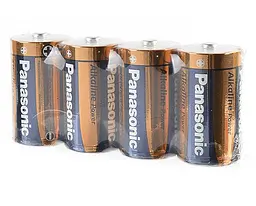Батарейка PANASONIC LR20/4sh Alkaline Power 1x4 шт.