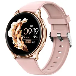 Смарт годинник Smart Melisia Gold Rubber + металевий браслет
