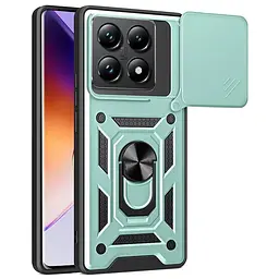 Чохол Ummi Camshield Serge Ring для Xiaomi 14T Зелений / Green