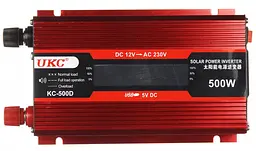 Автоінвертор-перетворювач напруги з LCD-екраном UKC 12 V-220 V 500 W KC-500D - мініатюра 3