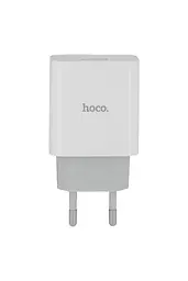 Мережевий зарядний пристрій Hoco ЦБ-00265593 C81A Type-C білий - мініатюра 2