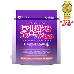 Колаген Fine Japan Hyaluron&Collagen Platinum морський з екстрактом ягід 240 г