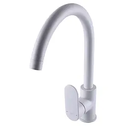 Змішувач для кухні Topaz Barts TB 07403-H36-W Білий - мініатюра 2