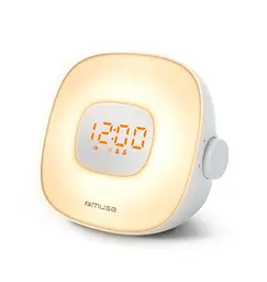 Радіо-годинник з USB білий Muse ML-198 CR - мініатюра 2