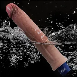 Реалістичний вібратор Lovetoy Real Softee 24.5 см коричневий - мініатюра 10