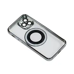 Магнітний чохол XON PhoneCase Magnetic для iPhone 11 Pro (PCMC1111300G 8161) Сірий/Прозорий - мініатюра 4