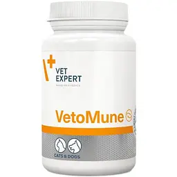 Засіб Vet Expert VetoMune для підтримання імунітету у котів і собак 60 капсул