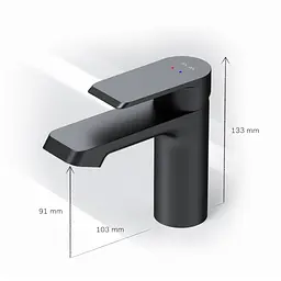Змішувач для умивальника AM.PM Flash black matt F9H02122 - мініатюра 8