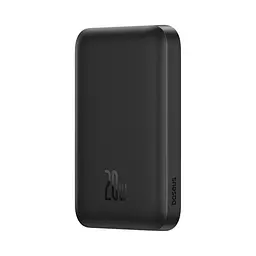 Зовнішній акумулятор Baseus Magnetic Mini Air Wireless Fast Charge Power Bank 6000mAh 20W Cluster Black(With Simple Series Charging Cable Type-C to (P10059002113-00) - мініатюра 4