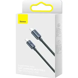 Кабель Baseus Crystal Shine Series USB-C to USB-C 100W 1.2m Black (CAJY000601) [141252] - мініатюра 7