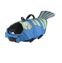 Рятувальний жилет для собак Derby Fish Design Blue - мініатюра 2
