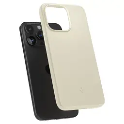 Чохол Spigen Thin Fit Mute Beige для iPhone 15 Pro (ACS06694) - мініатюра 5