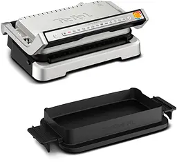 Гриль Tefal притискний OptiGrill 4in1 XL 2200Вт з'ємні пластини форма для випічки метал (GC784D30) - мініатюра 3