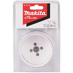 Свердло корончасте біметалеве 76 мм Makita D-17114