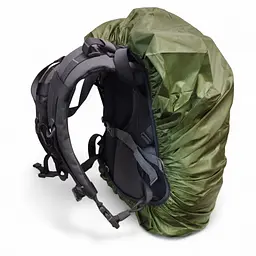 чохол для рюкзака 60 л PackProof зі стропою олива - мініатюра 3