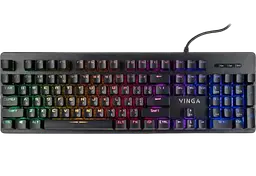 Клавіатура Vinga KBGSM120 RGB Black