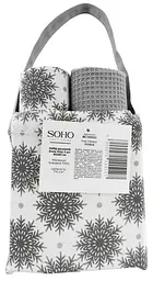 Набір рушників Soho 40x60см Snow Grey 2 шт pbe0050680 - мініатюра 4