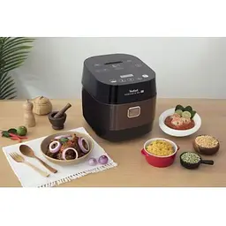 Мультиварка Tefal MultiCook&Stir 1200 Вт чорно-бронзова (RK905A34) - мініатюра 13