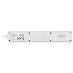 Мережевий фільтр живлення REAL-EL RS-6 Protect M 1.8m, white (EL122300031) - мініатюра 8
