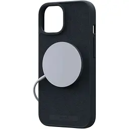 Чохол-накладка Njord Suede MagSafe Case Black для iPhone 15 Plus (NA52SU00) - мініатюра 3