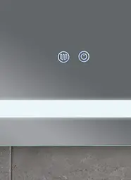 Дзеркало Mixxus Style MR13-80x60-Reverse (LED Touch, антизапотівання, димер, регулювання яскравості) MI6666 - мініатюра 7