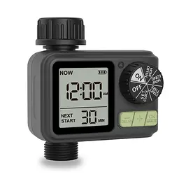 Програмований таймер подачі води XON WaterTimer X342 для поливу (XWTDB152401B 7737) Чорний