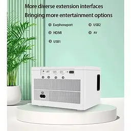 Відео Wi-Fi проектор x8 Ultra HD / Домашній кінотеатр - мініатюра 2
