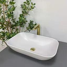Умивальник VBI Avezzano grey matt накладний VBI-014402, Сірий