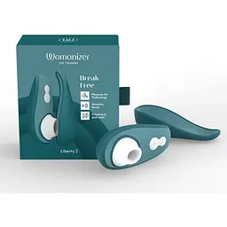 Вакуумний стимулятор Womanizer Liberty 2 Purple, Бірюзовий - мініатюра 9