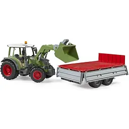 Іграшкова машинка Bruder Трактор Fendt Vario 211 з переднім навантажувачем та причепом 1:16 (02182) - мініатюра 4