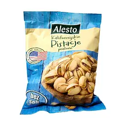 Фисташки Alesto Kalifornijskie Pistacje Prazone жареные без соли 250 г