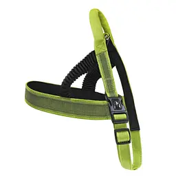 Шлейка для собак нейлонова 60-71*2 см Croci Hiking Antishock зелений