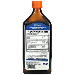 Риб'ячий жир Carlson Laboratories VFFO Orange 500 мл - мініатюра 2