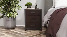 Тумба універсальна Ferrum-decor Вів'єн 3 50x41x40 чорний ДСП Венге 16мм (FRD-106193) - мініатюра 6