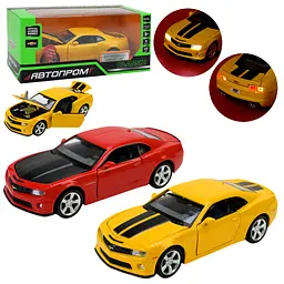 Іграшка Машина Chevrolet Camaro SS АВТОПРОМ 68335 Червоний shop (2000999351143) - мініатюра 2