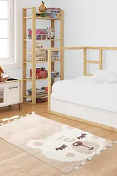 Килимок в дитячу кімнату Irya - Teddy krem кремовий 80x150 - мініатюра 2