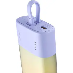 Зовнішній акумулятор Baseus Popsicle Lightning 5200mAh 20W Purple [P10055600512-00] [125023] - мініатюра 6