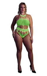Боді Ouch! Grecian Neckline Neon, XL/XXXXL (зелений)
