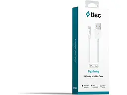 Кабель Ttec USB-Lightning 1.2m White (2DKM01B) - мініатюра 5